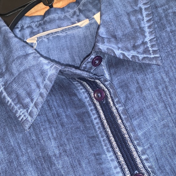 Soft Surroundings Pool Party Shirt style 2DC98 - Picture 2 of 11